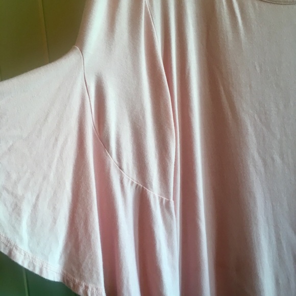 Ruffle Sleeve Pink Top NWOT - Picture 2 of 5